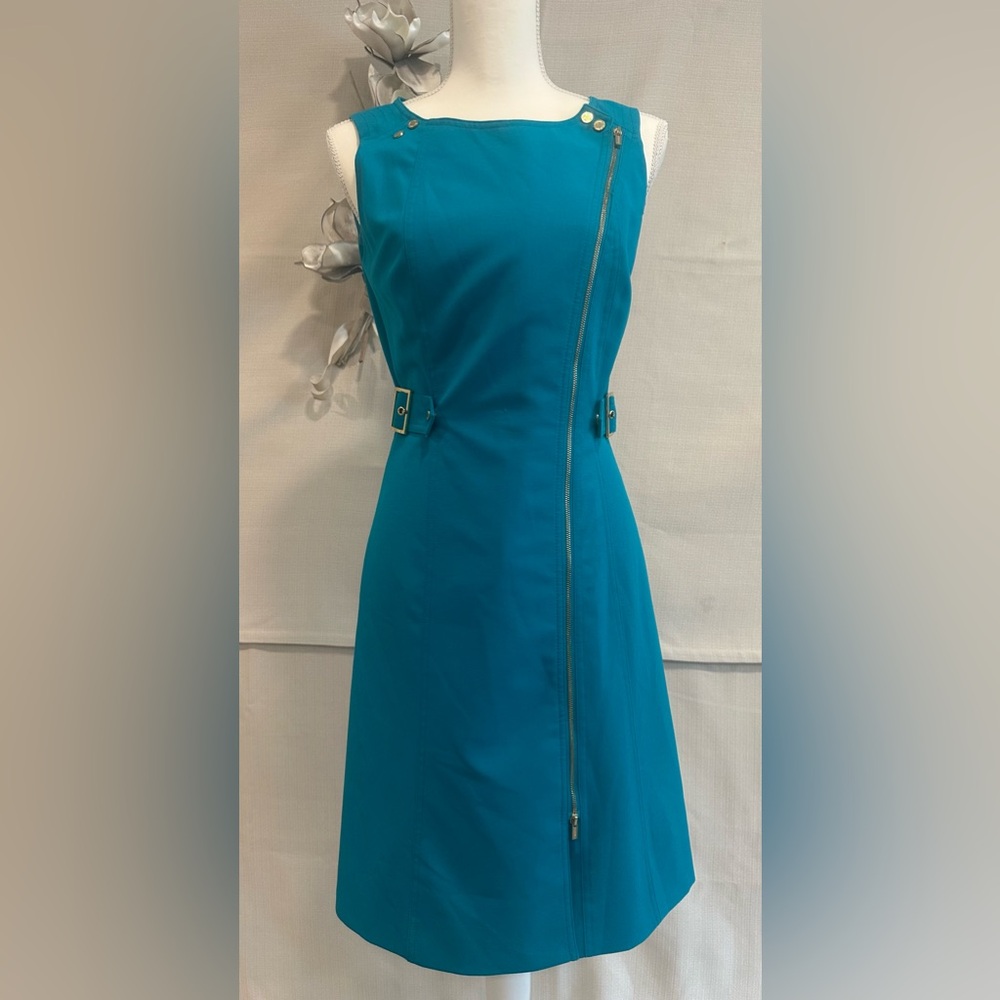 Cute elegant Calvin Klein blue/green dress